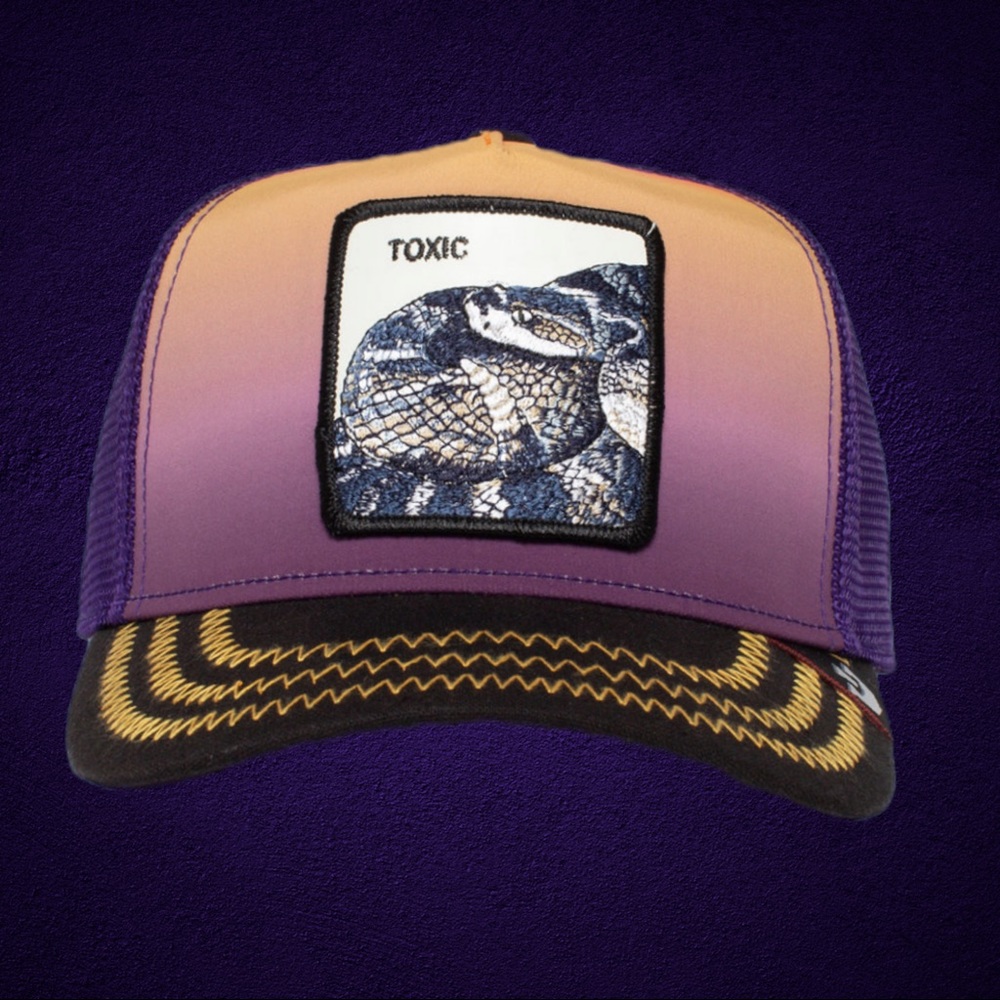 Goorin Bros The Farm Animal Trucker Desert Skies Toxic “Toxic” Snake Limited New